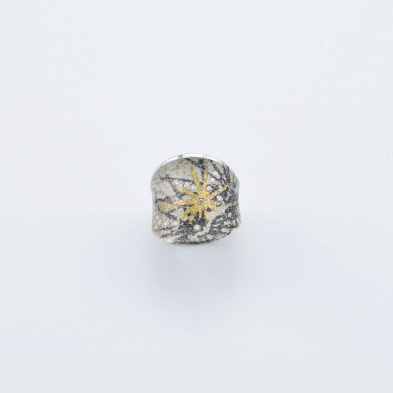 Peter Schmid with silver, palladium, gold and diamonds