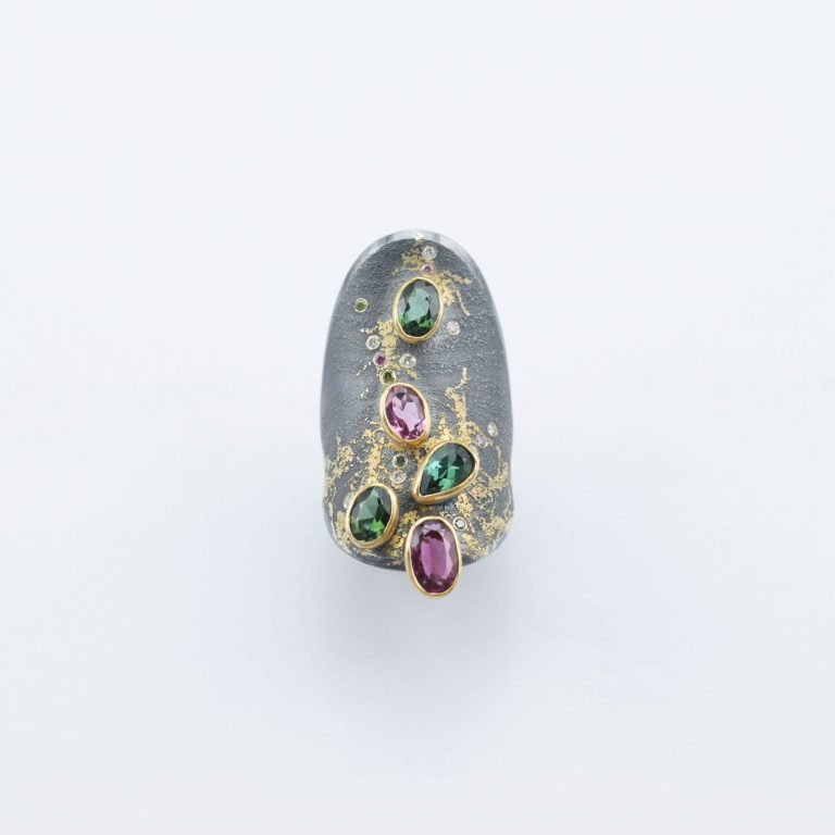Peter Schmid ring with Tourmaline