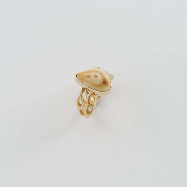 Snake River Ring with cow ivory