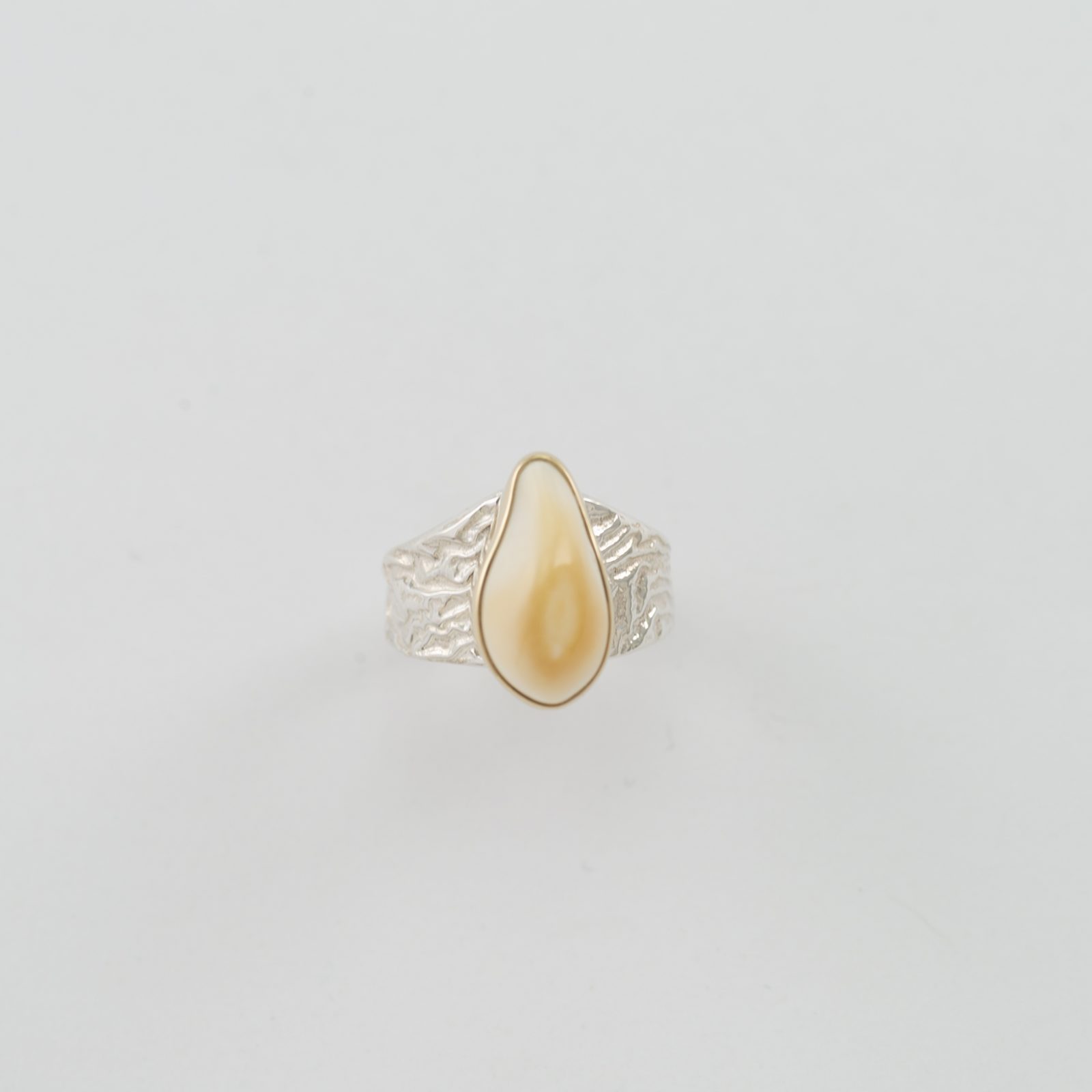 Up and Down Ring with Pearls