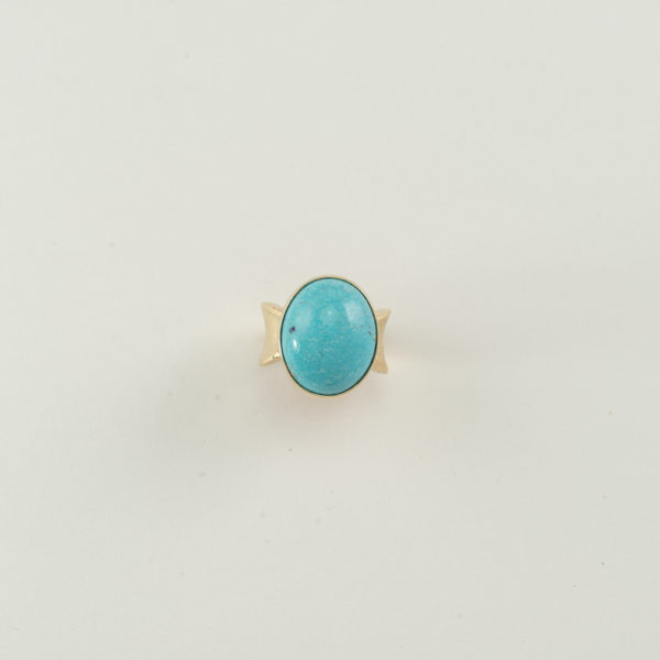 Hi-Dome Turquoise Ring