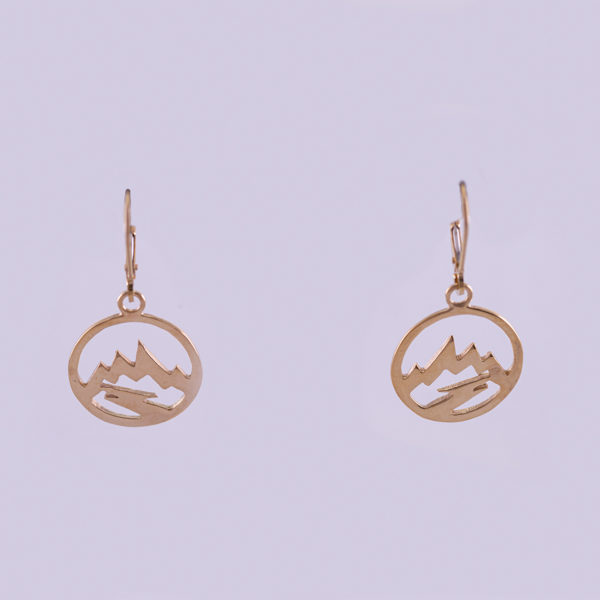 Open Teton Earrings 14kt Rose Gold