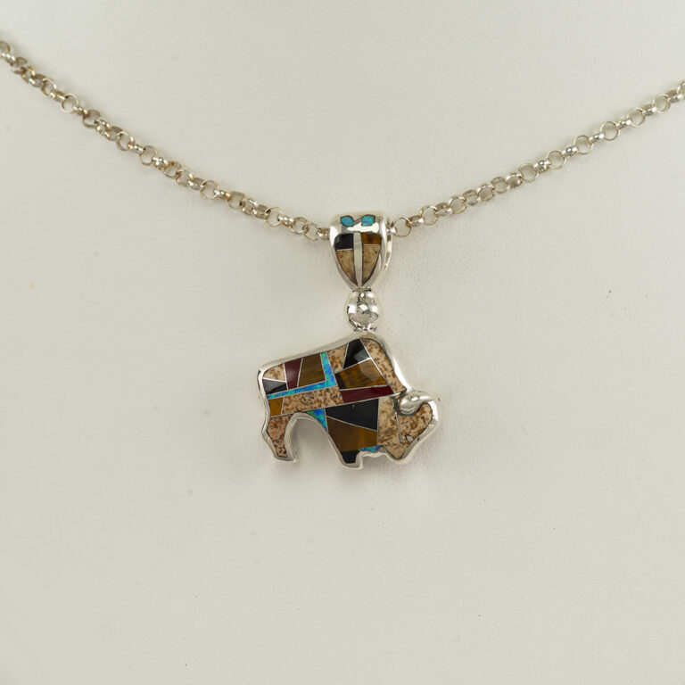 Reversible Bison with Opal Mountains